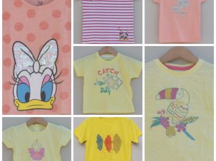 Pack of Branded T-shirts for baby girls